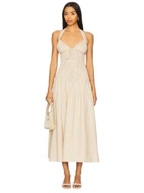 emma midi dress in chocolate brown tularosa Tularosa Emma Midi Dress in Chocolate Brown | REVOLVE